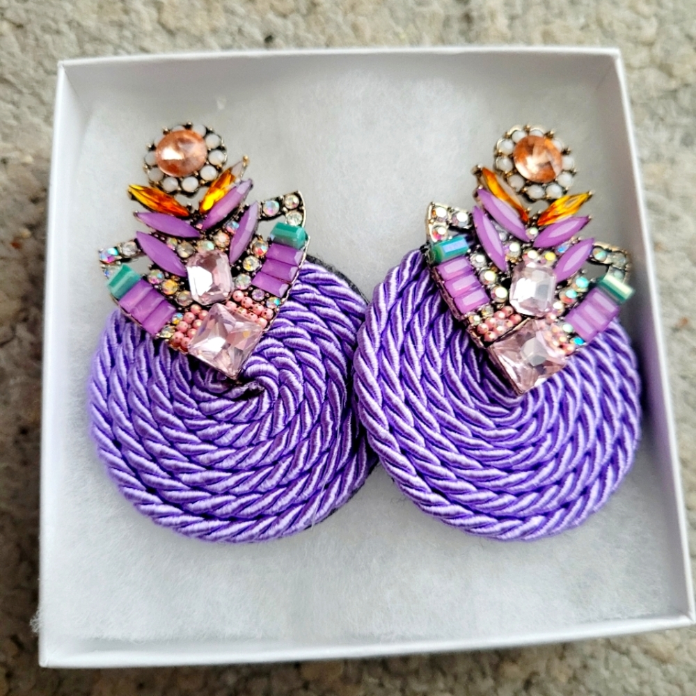 Amazonian Royalty earrings